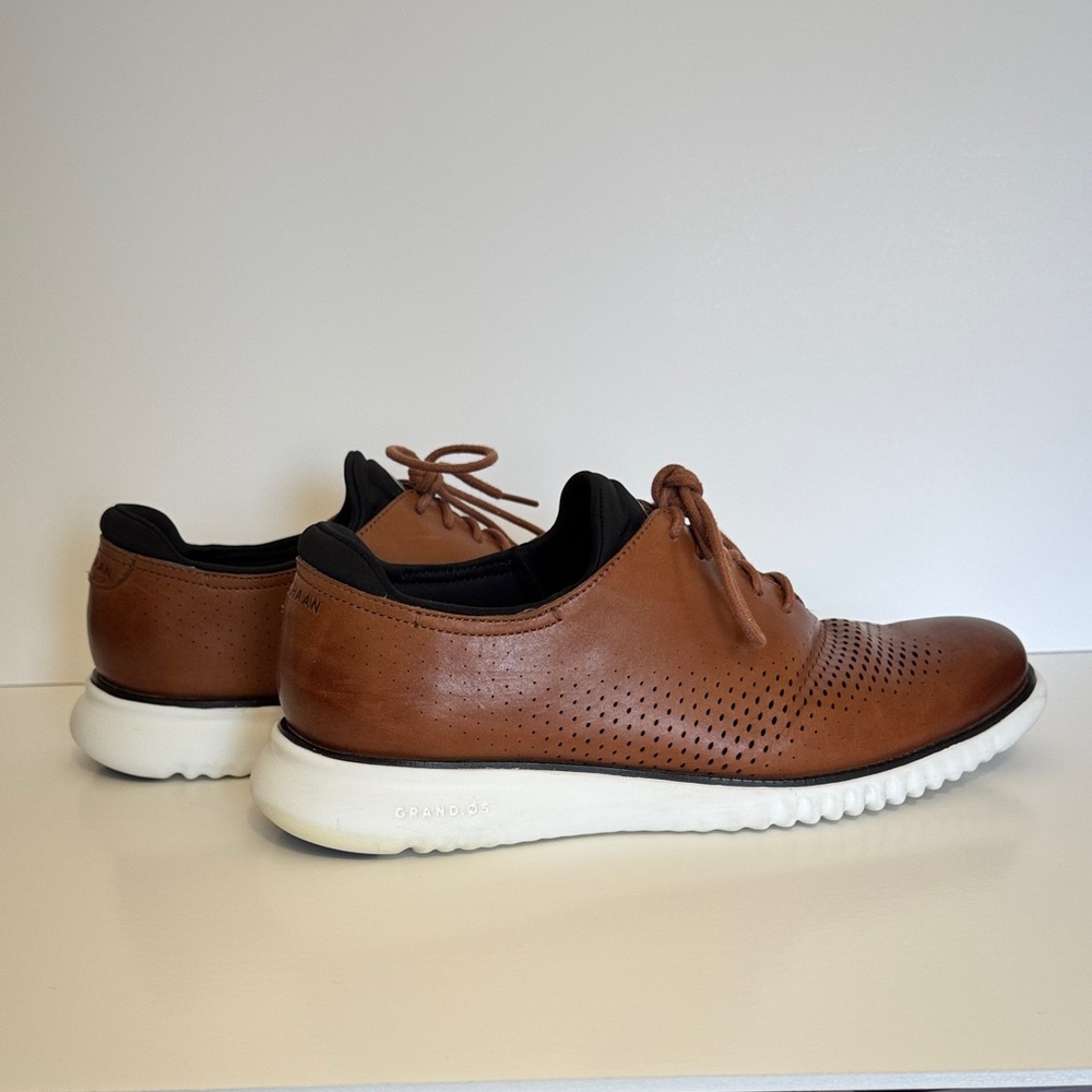 Cole Haan 2.ZERØGRAND Men's Brown Leather Sneaker